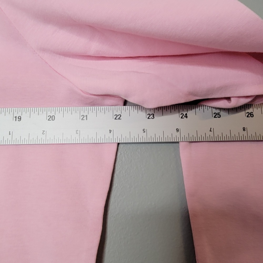 Talbots Tee Shirt Womens Size XL Baby Pink 100% Pima Cotton L/S Crew Neck‎ Top - Picture 6 of 9